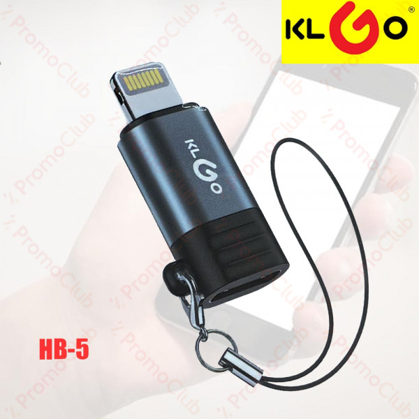 Преходник KLGO HB-5, Type-C към Lightning, PREMIUM PRODUCT